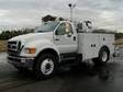 2008 FORD F750,  New Bucket Truck W/ L6,  6.7L 6 Engine